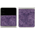 Brigid Ashwood Purple Damask Butterfly Galaxy Z Flip3 5G Skin